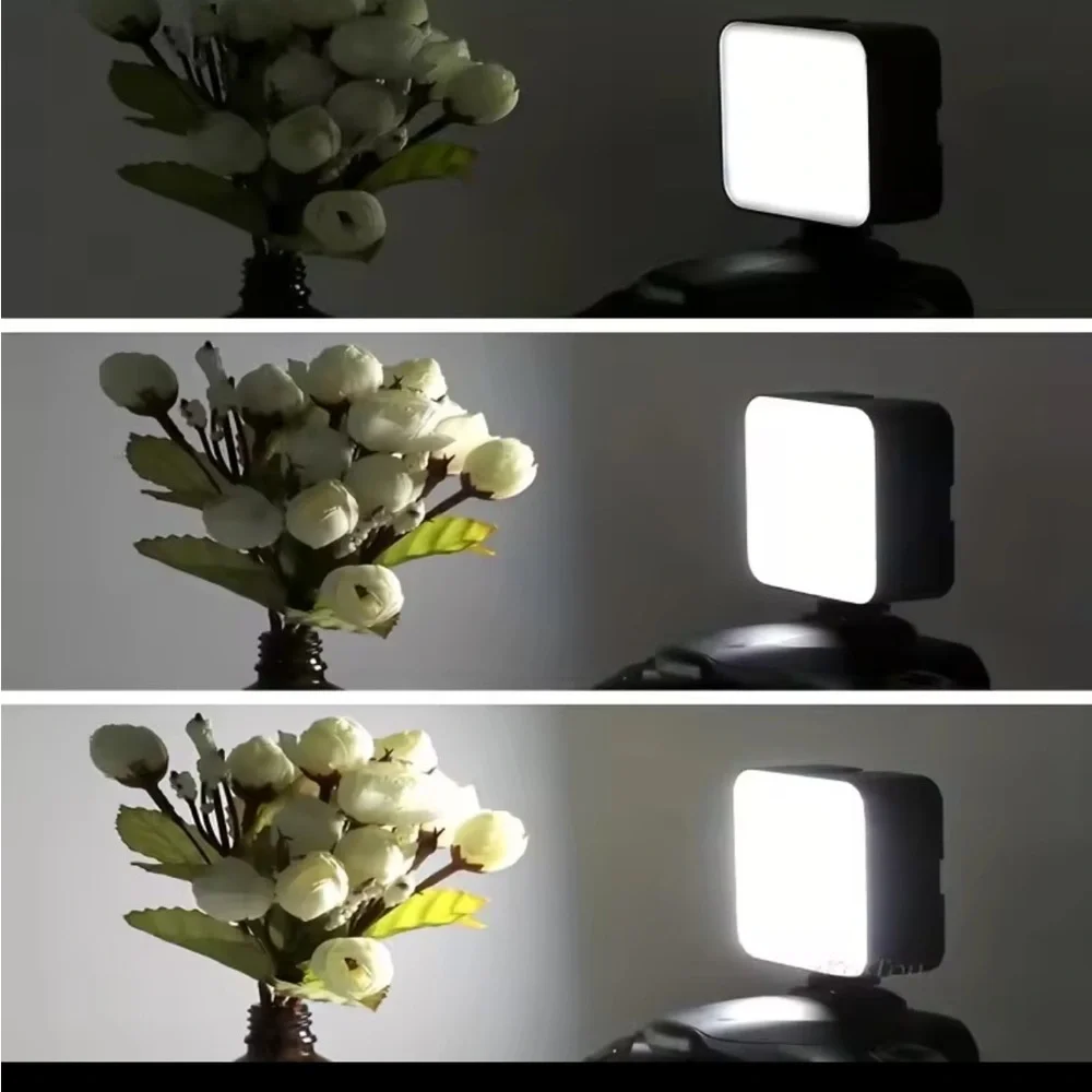 Black LED Clip-On Video Light